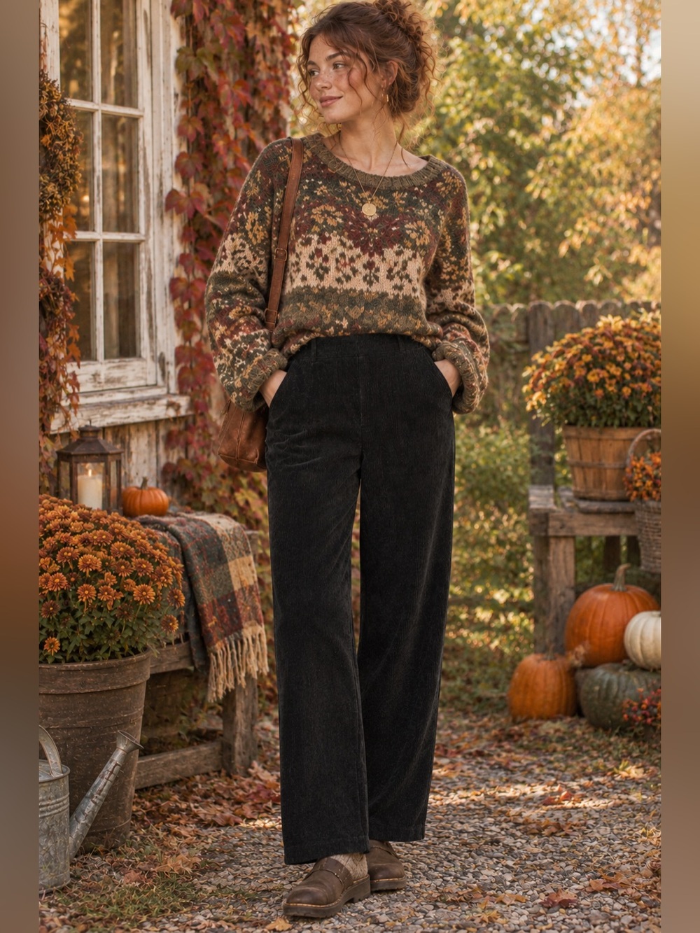 Hilary Radley Women's Black Velvet Pull-On Pants Straight Leg L Cottagecore